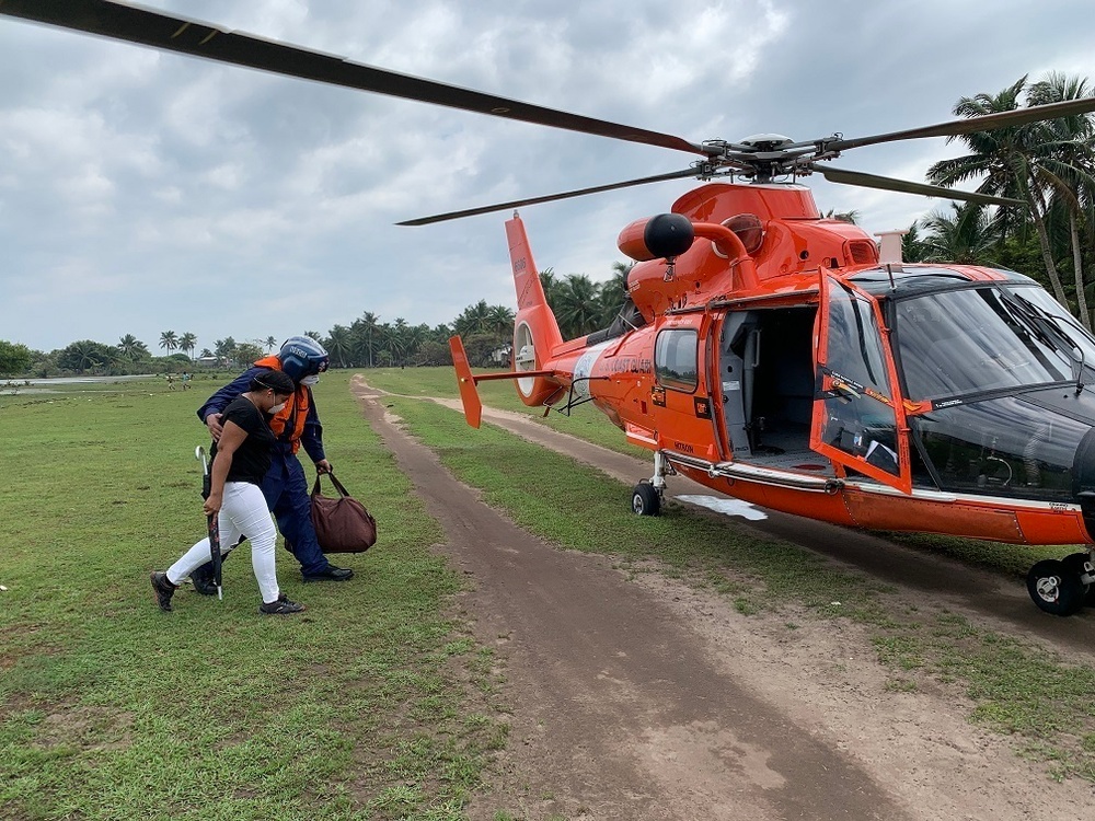 Coast Guard provides humanitarian assistance to Honduras due to Hurricane Eta