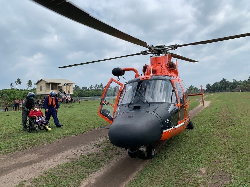 Coast Guard provides humanitarian assistance to Honduras due to Hurricane Eta