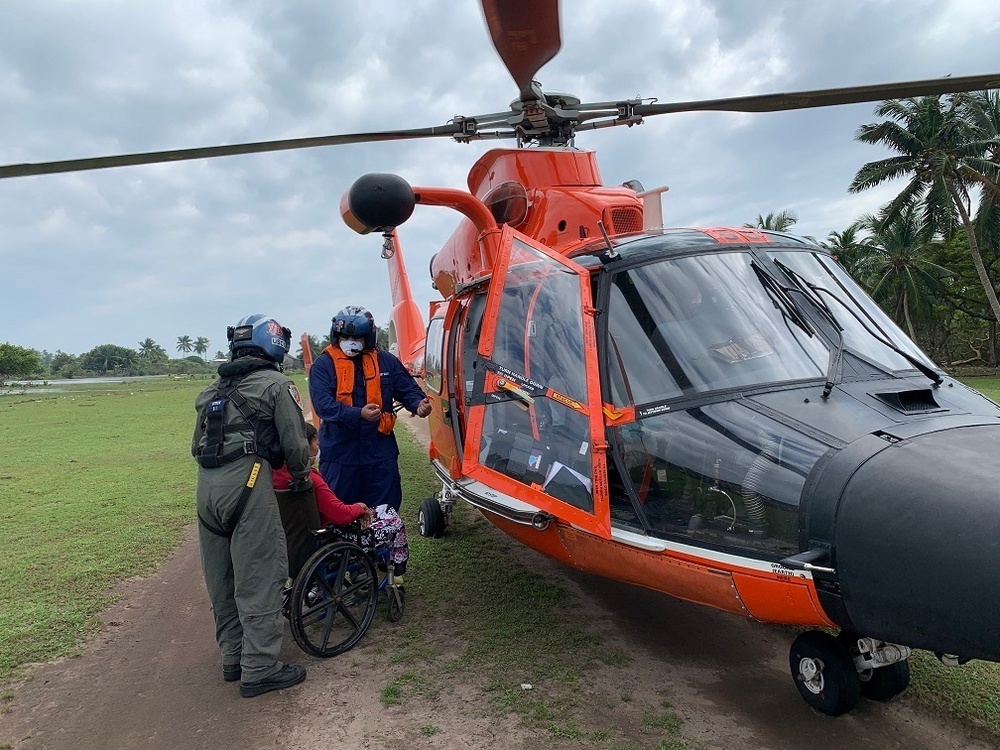 Coast Guard provides humanitarian assistance to Honduras due to Hurricane Eta