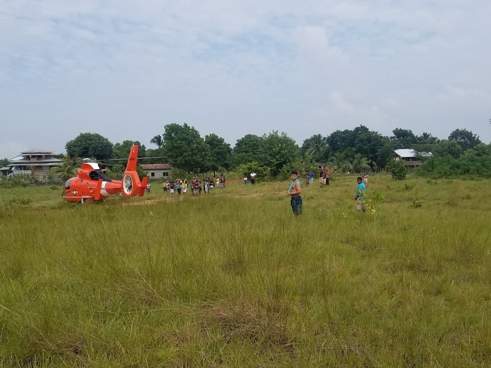 Coast Guard provides humanitarian assistance to Honduras due to Hurricane Eta