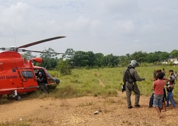 Coast Guard provides humanitarian assistance to Honduras due to Hurricane Eta