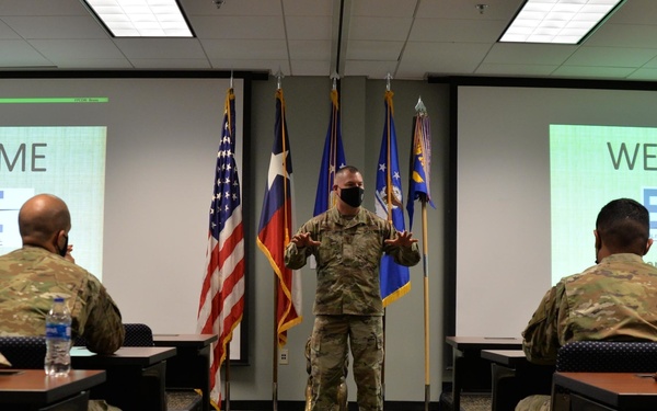 Enlisted leadership regards 136AW Citizen Airmen's input