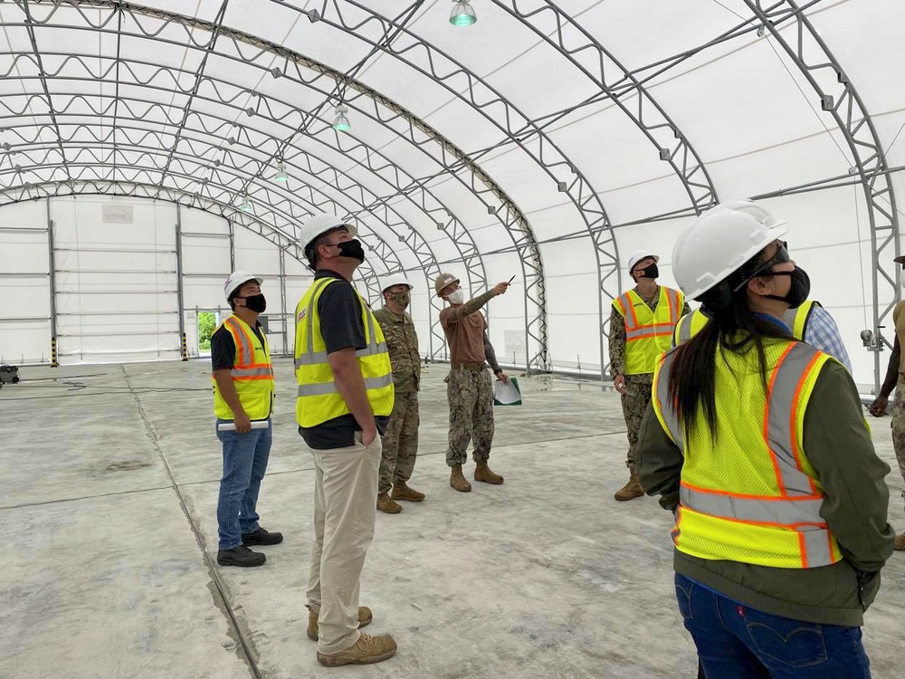 Seabees Complete Diego Garcia Tension Fabric Structure