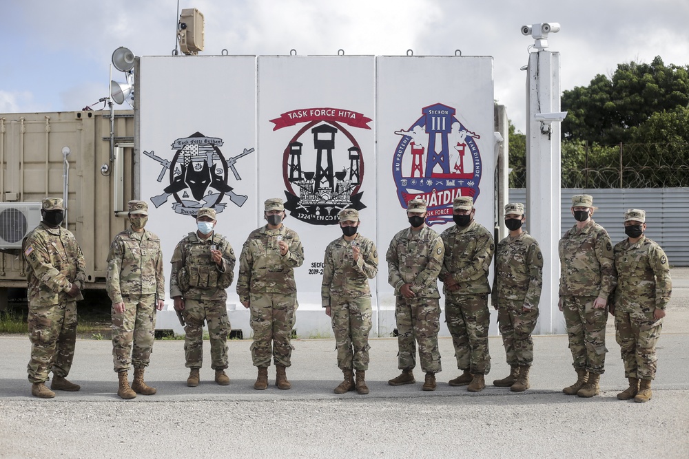 Guam TAG Visits SECFOR 3 Troops