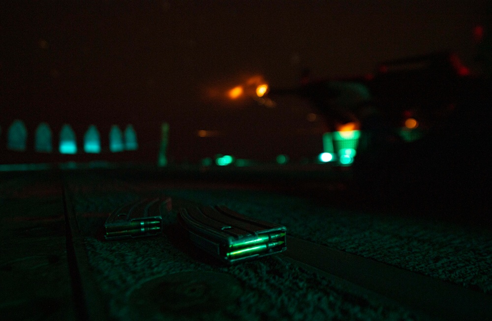 Sterett Sailors Participate in a Night Live-Fire Exercise
