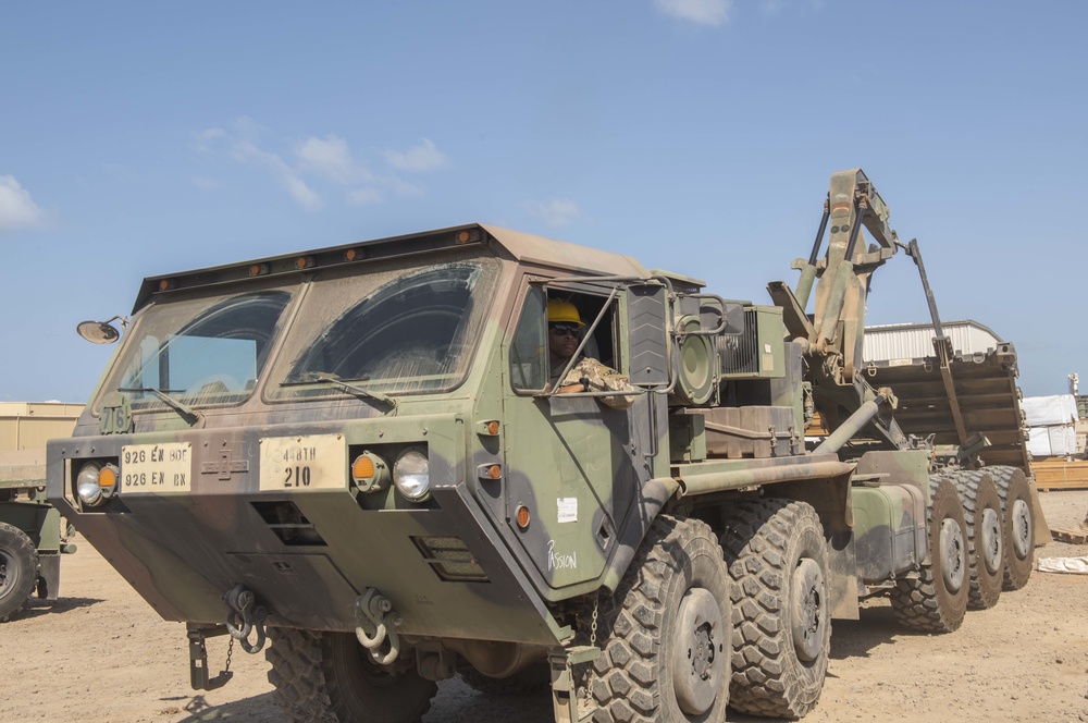 760th Engineer Vertical Construction Company (EVCC) assisted the Armed Forces of Djibouti (FAD)