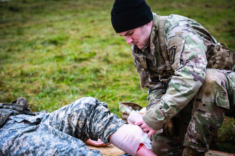 U.S. Army Soldiers participate in EIB/ESB Competition at Hohenfels