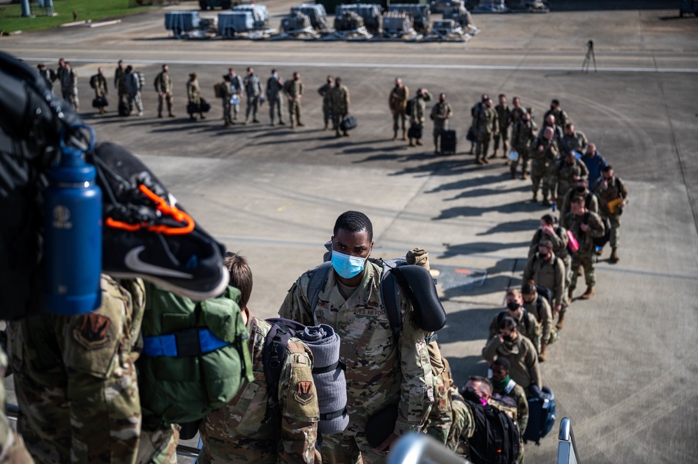 1st Fighter Wing Raptors deploy to support WestPac