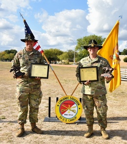 Brave Rifles Nomad Troop Receives Armor and Cavalry Leadership Award