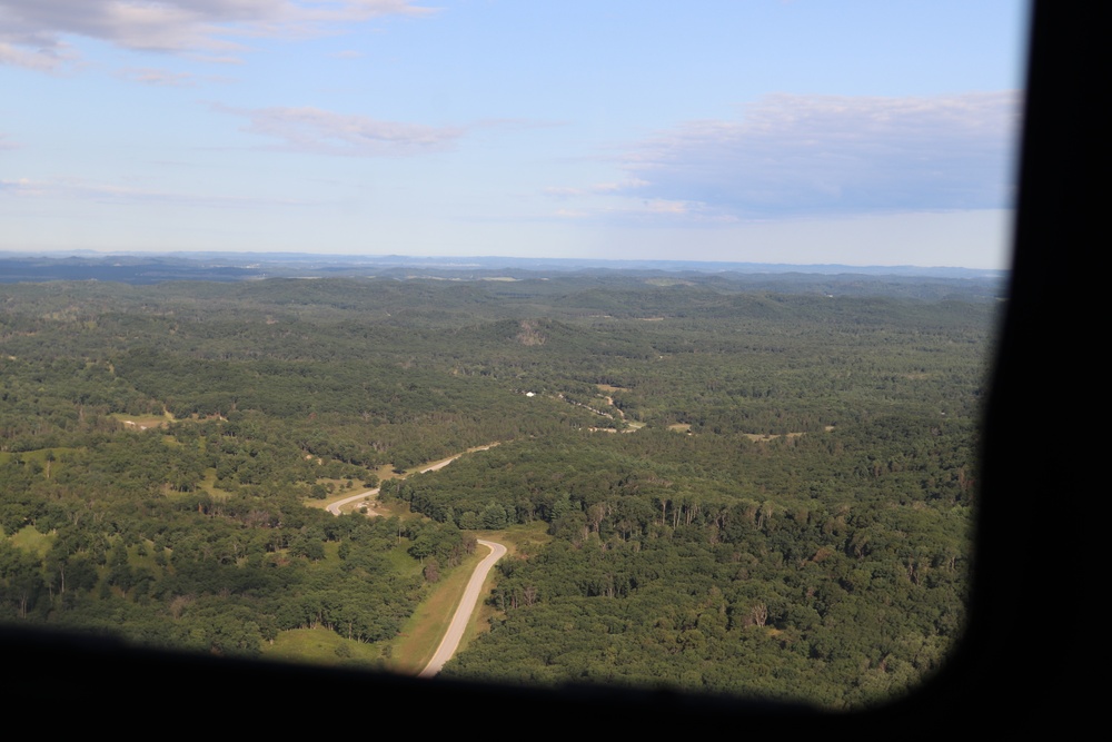 Aerial Views of Fort McCoy Training Areas — August 2020