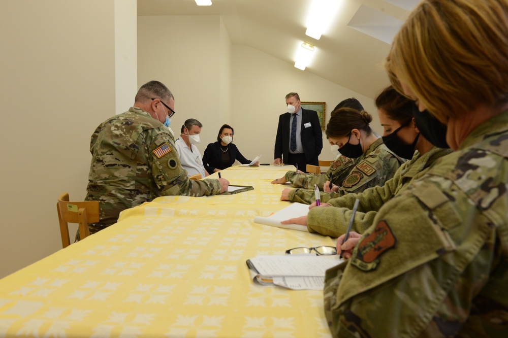 Guard medical team supports Czech partners