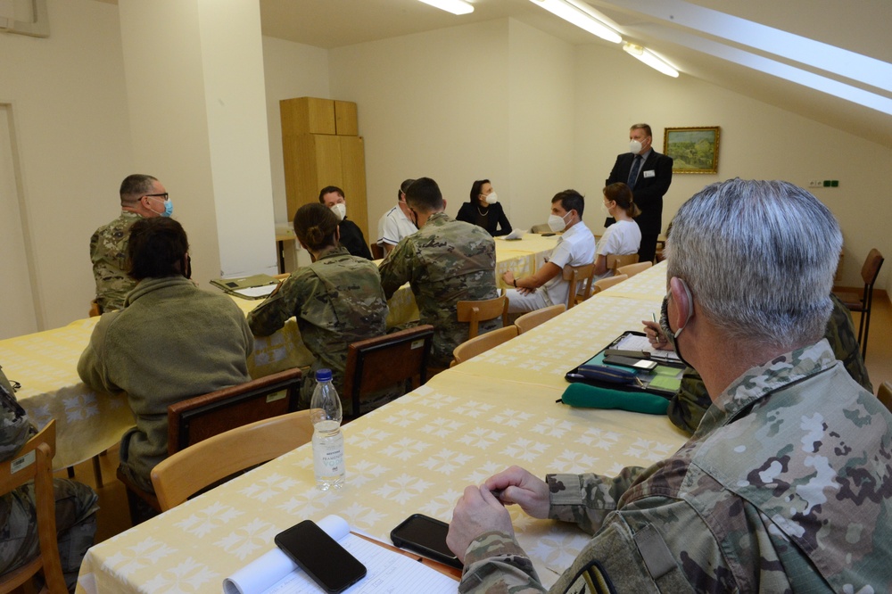 Guard medical team supports Czech partners