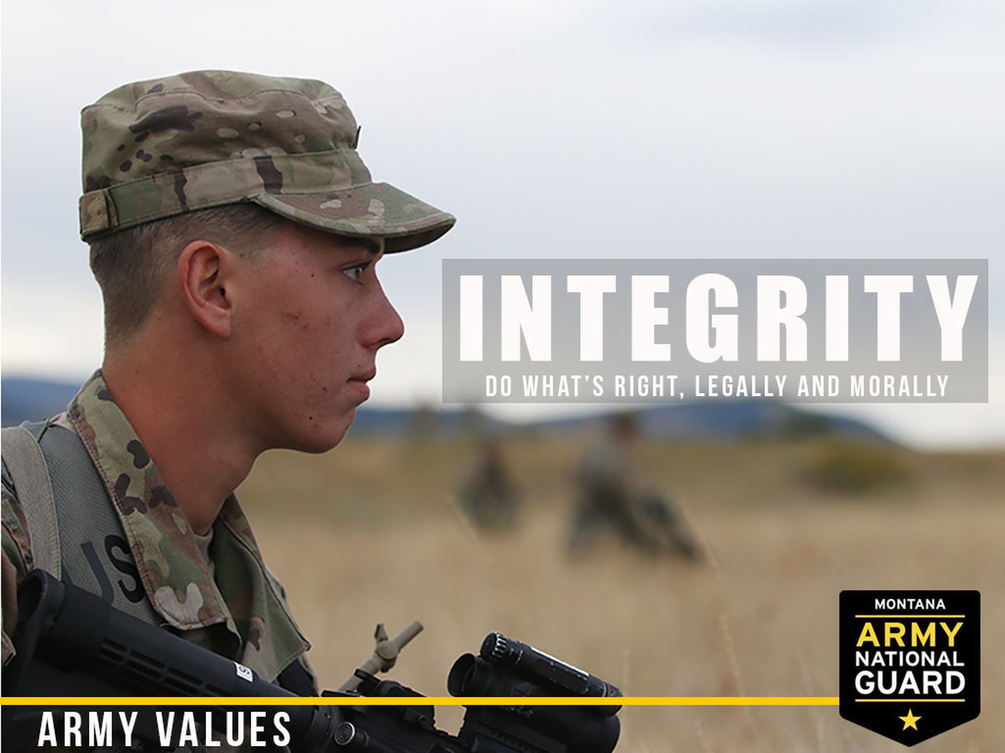 military integrity poster