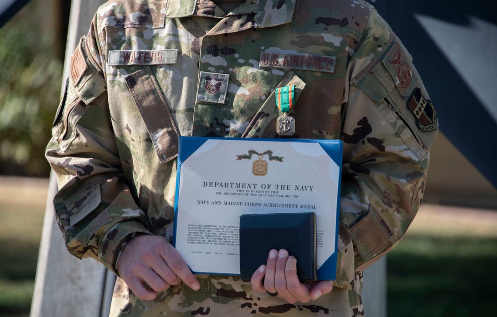 Beale Airman receives Navy and Marine Corps Achievement Medal