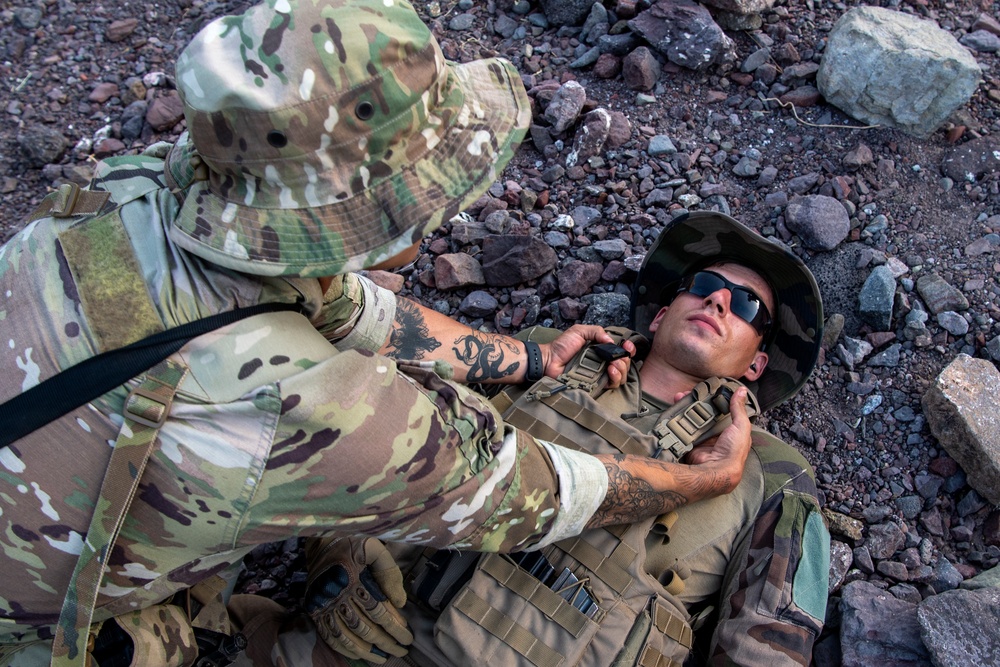 CJTF-HOA joins French for desert training