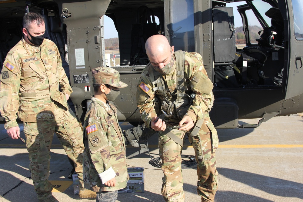 Fort McCoy helps make a wish come true for an 8-year-old child