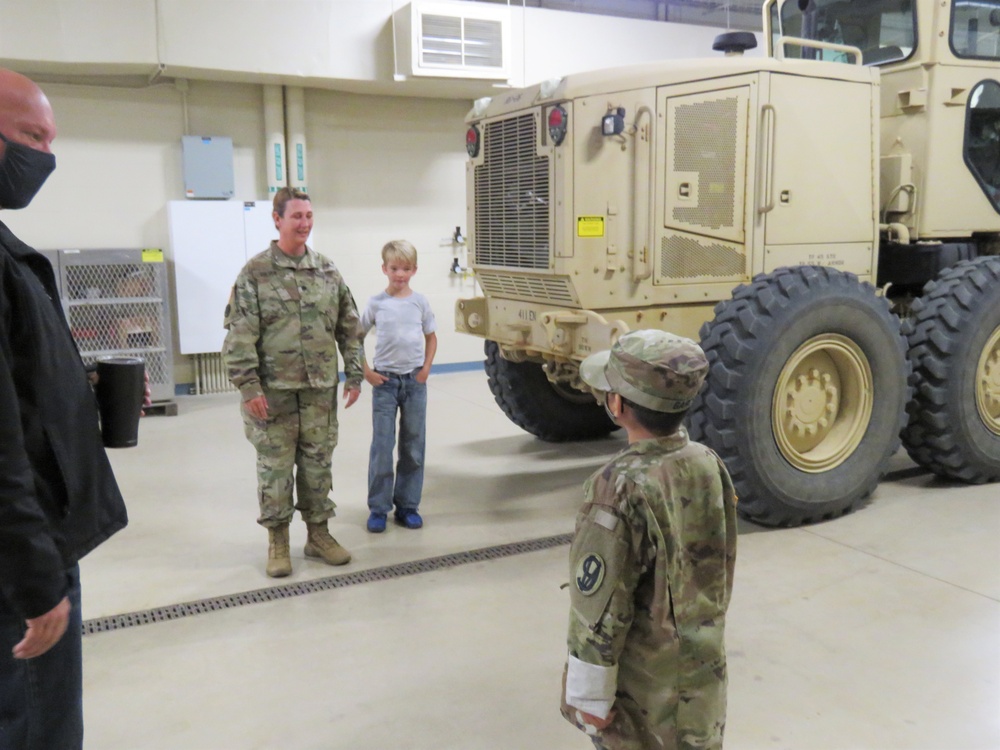 Fort McCoy helps make a wish come true for an 8-year-old child