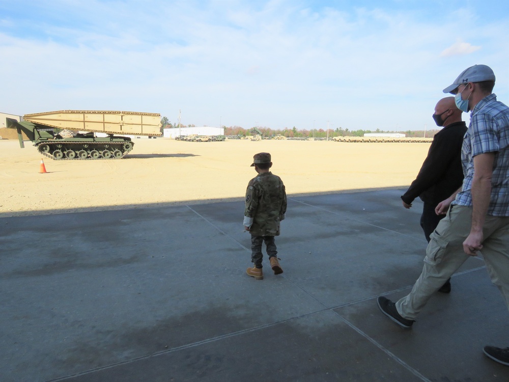 Fort McCoy helps make a wish come true for an 8-year-old child