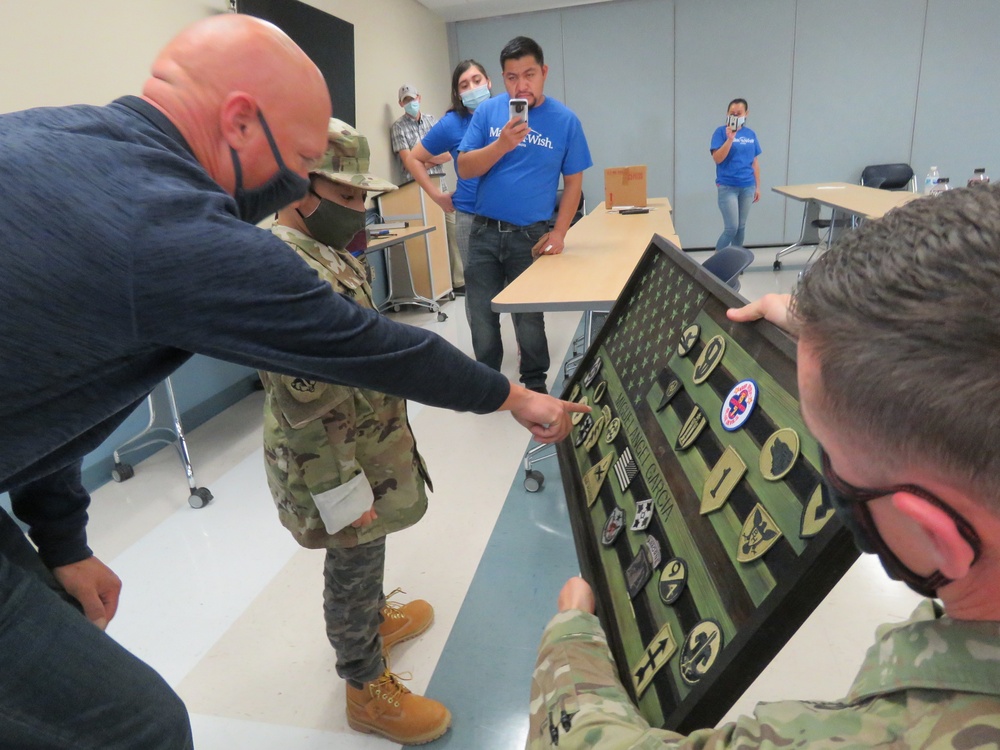 Fort McCoy helps make a wish come true for an 8-year-old child