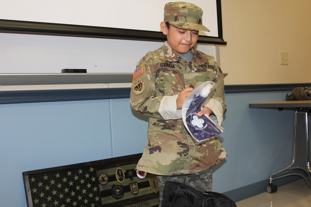 Fort McCoy helps make a wish come true for an 8-year-old child