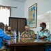 U.S. Civil Affairs East Africa Team supply equipment to Minister of Defense.