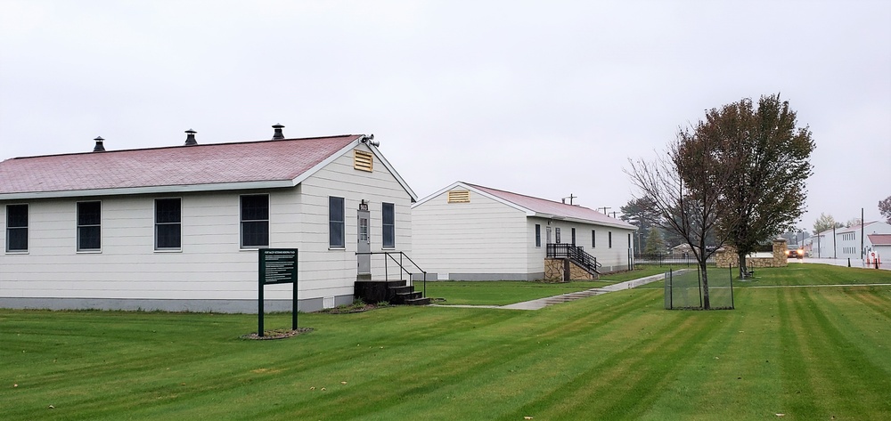 Fall 2020 Views at Fort McCoy's historic Commemorative Area