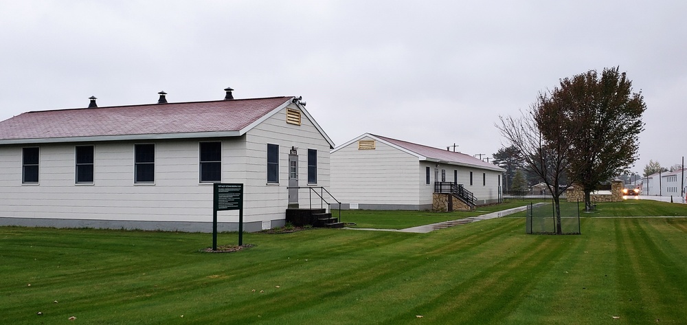 Fall 2020 Views at Fort McCoy's historic Commemorative Area