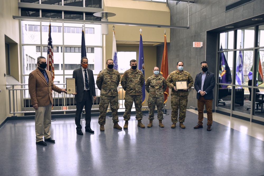 42nd Combat Aviation Brigade Honored by Albany County Legislature for COVID-19 Response