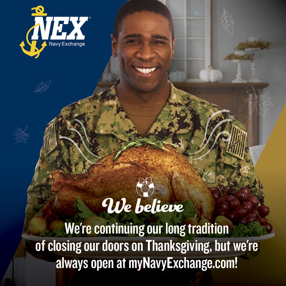 NEX Locations Once Again Closed on Thanksgiving Day