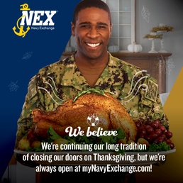 NEX Locations Once Again Closed on Thanksgiving Day