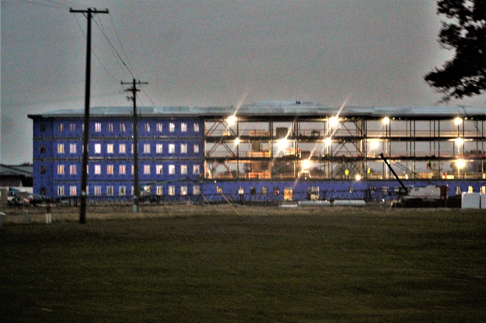 New barracks construction at Fort McCoy