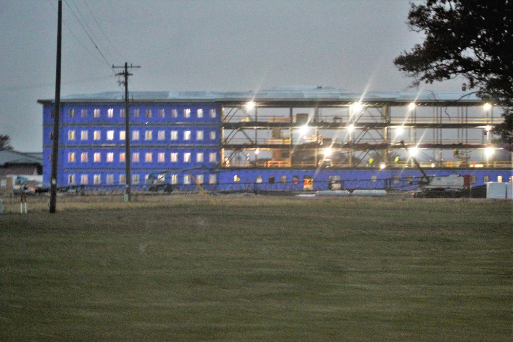 New barracks construction at Fort McCoy