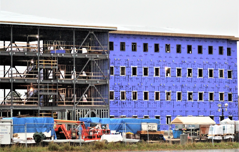 New barracks construction at Fort McCoy