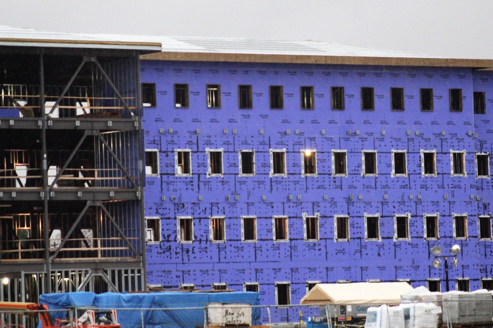 New barracks construction at Fort McCoy