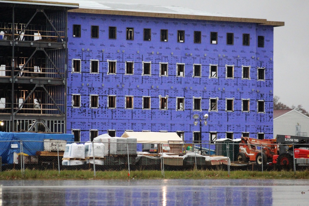 New barracks construction at Fort McCoy