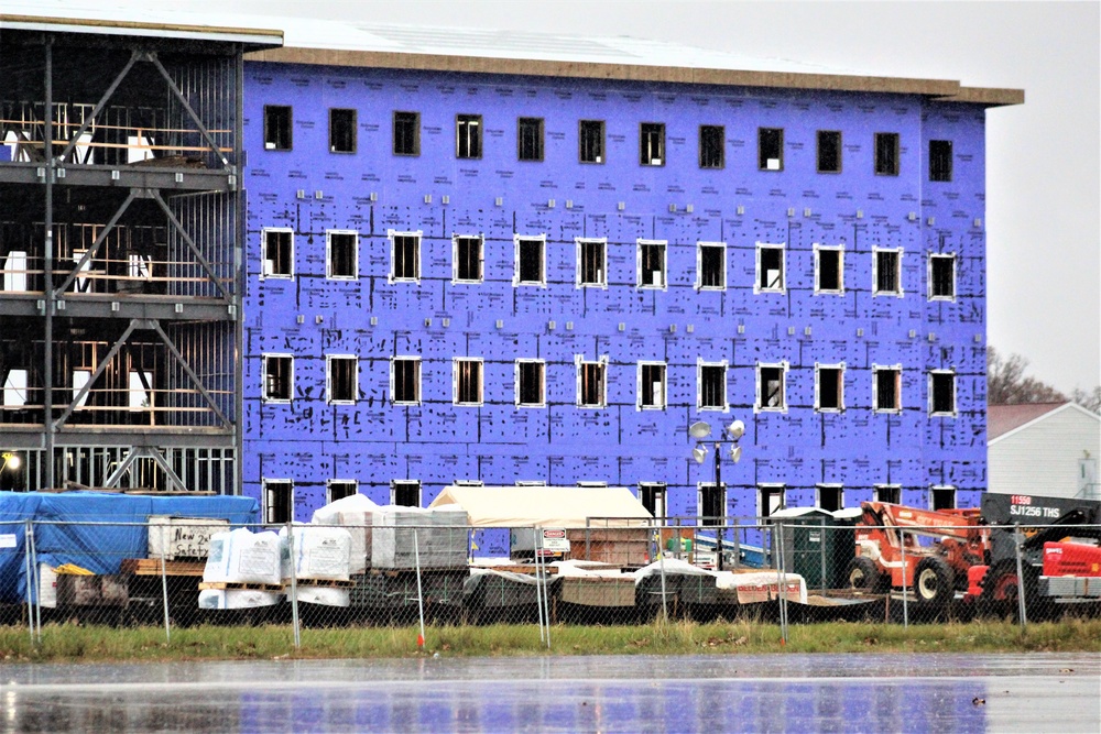 New barracks construction at Fort McCoy