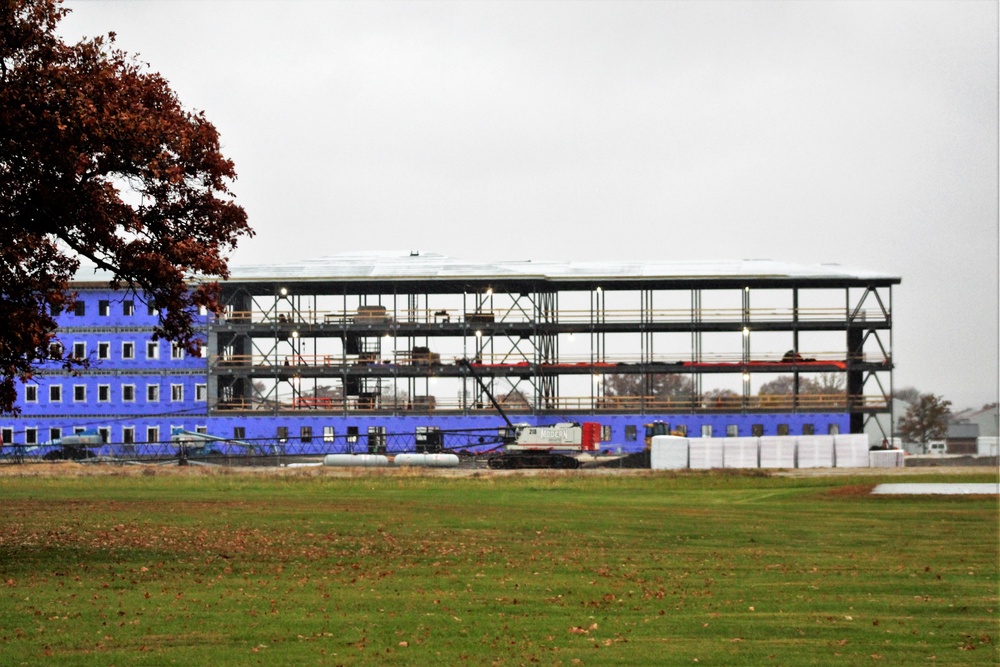 New barracks construction at Fort McCoy