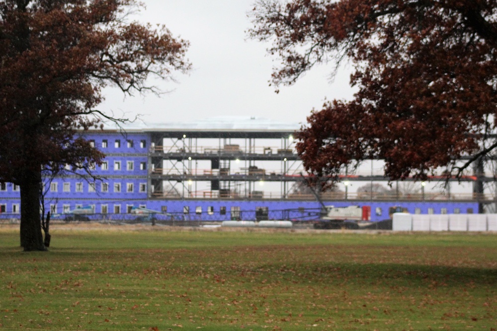 New barracks construction at Fort McCoy