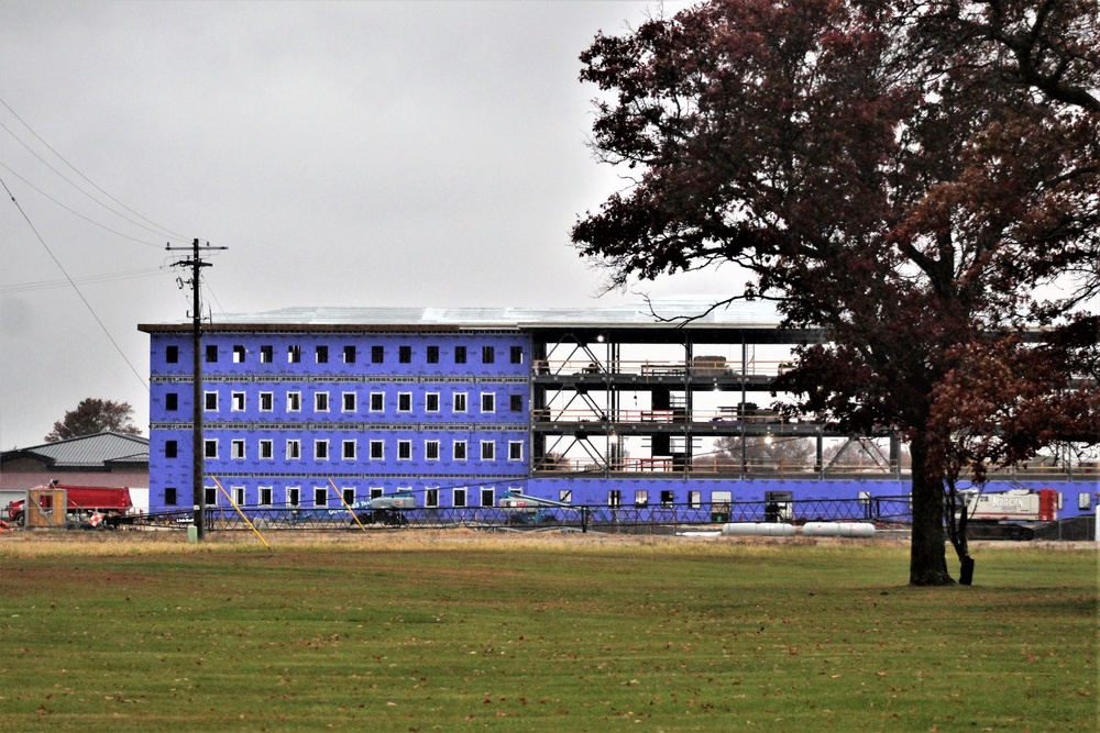 New barracks construction at Fort McCoy