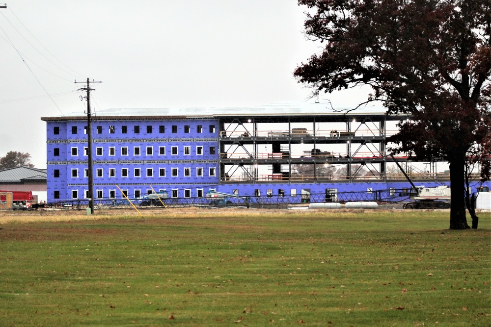 New barracks construction at Fort McCoy