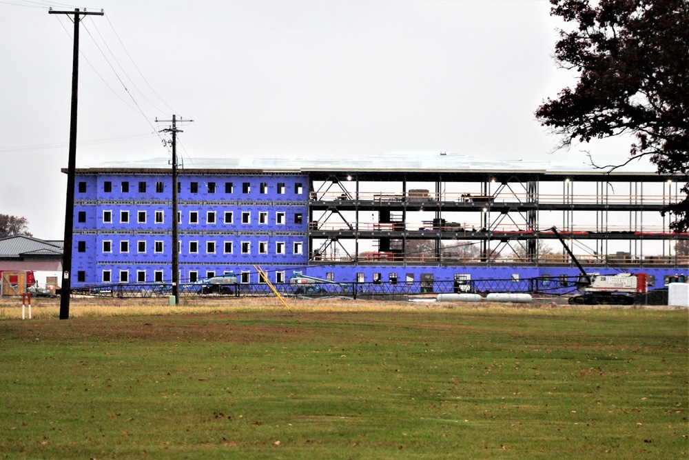 New barracks construction at Fort McCoy