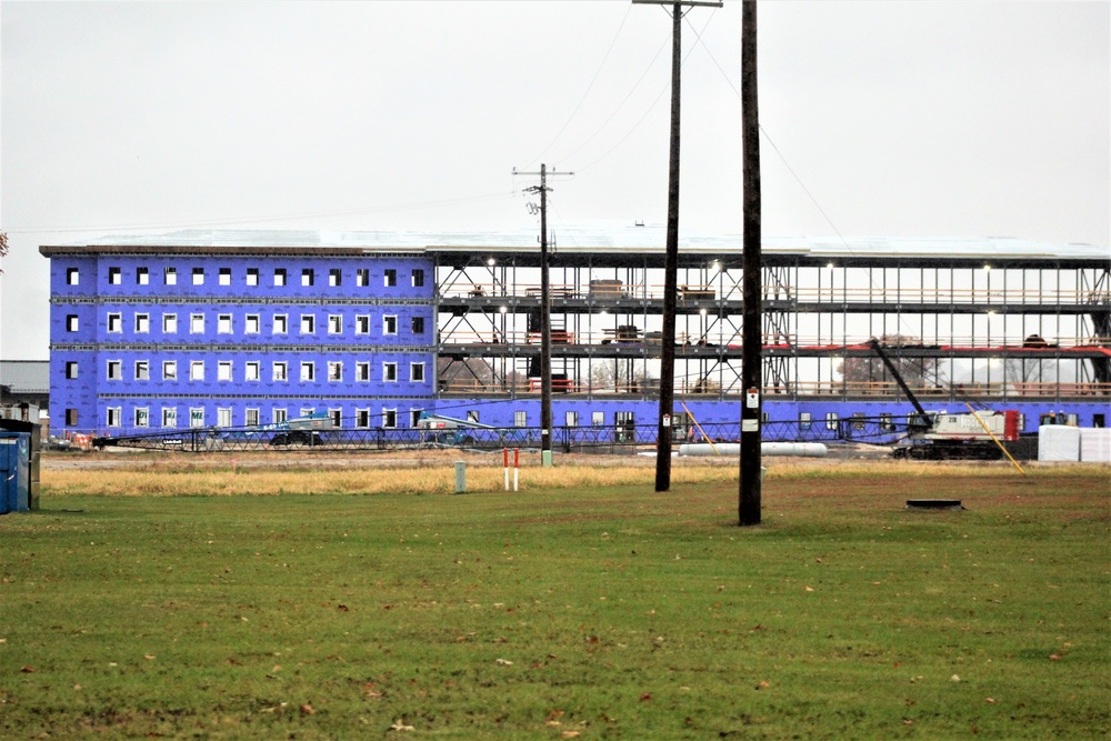 New barracks construction at Fort McCoy