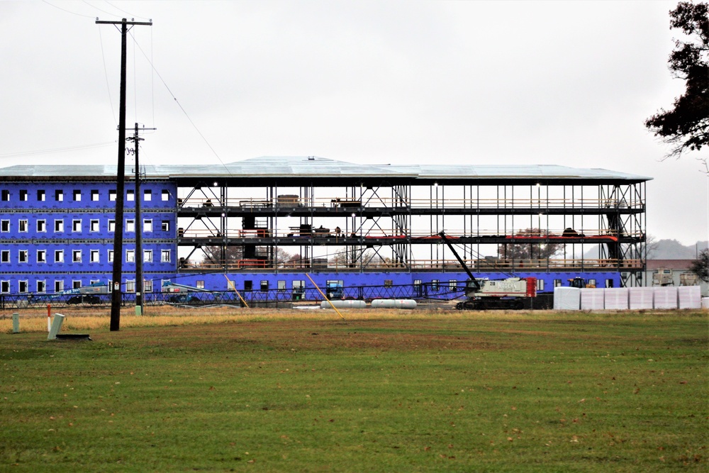 New barracks construction at Fort McCoy