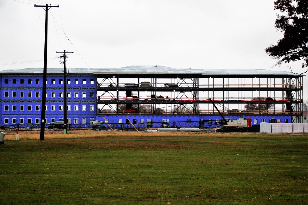 New barracks construction at Fort McCoy