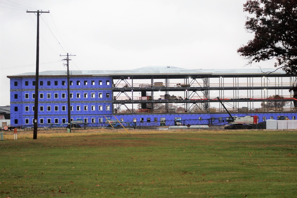 New barracks construction at Fort McCoy