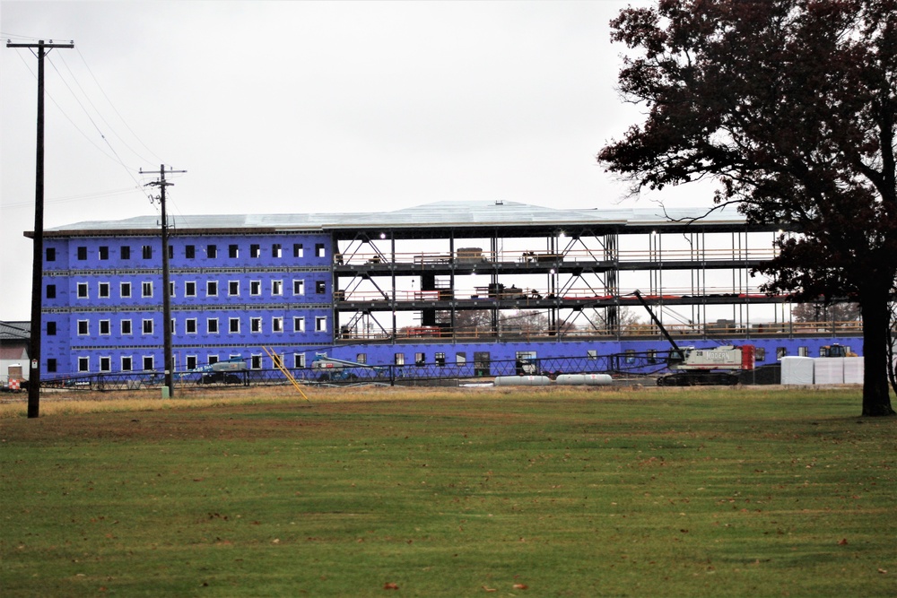 New barracks construction at Fort McCoy