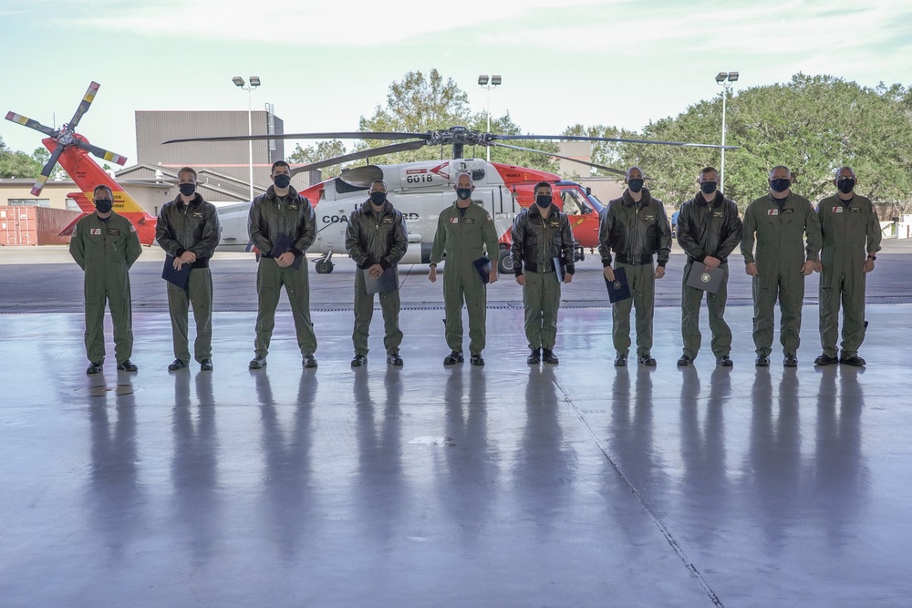 Vice Commandant presents wings to ATC Mobile's Newest Aviators