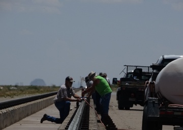 846th Test Squadron prepares Holloman High Speed Test Track for upcoming hypersonic missions