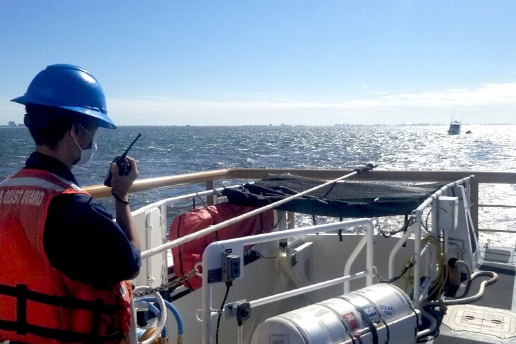 Coast Guard Cutter Brant crew towed a disabled 41-foot vessel off Florida Gulf coast