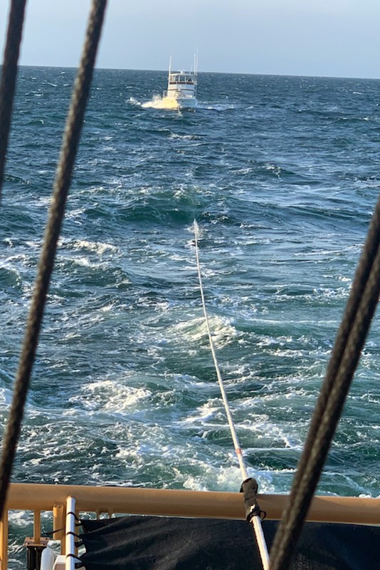 Coast Guard Cutter Brant crew towed a disabled 41-foot vessel off Florida Gulf coast
